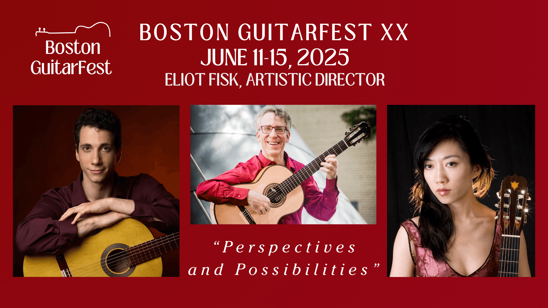 Boston GuitarFest 2025 Poster